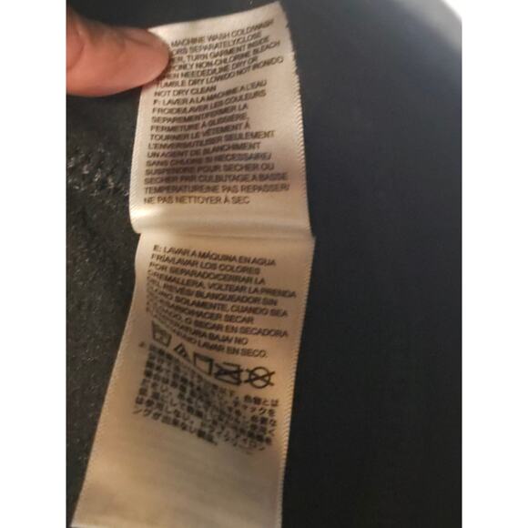 The North Face Black & white Tekno Logo Hoodie Hooded Sweatshirt Women's L 3862 - Picture 5 of 8